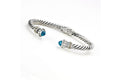 Spellbound Bangle- Blue Topaz