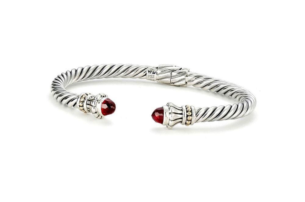 Spellbound Bangle- Garnet