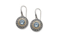 Tribe Earrings- Blue Topaz