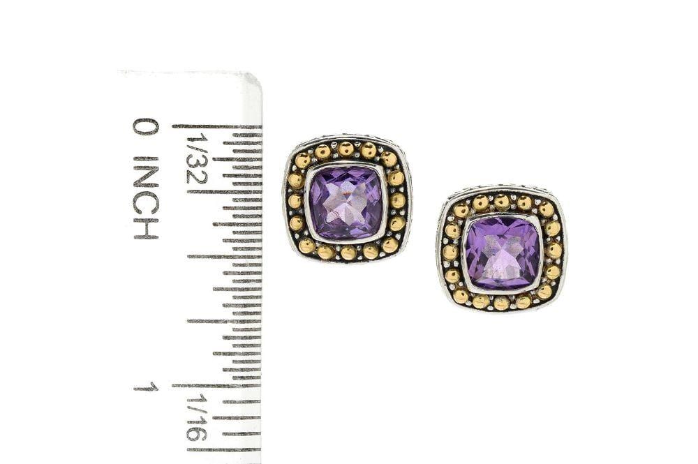 Zion Earrings- Amethyst