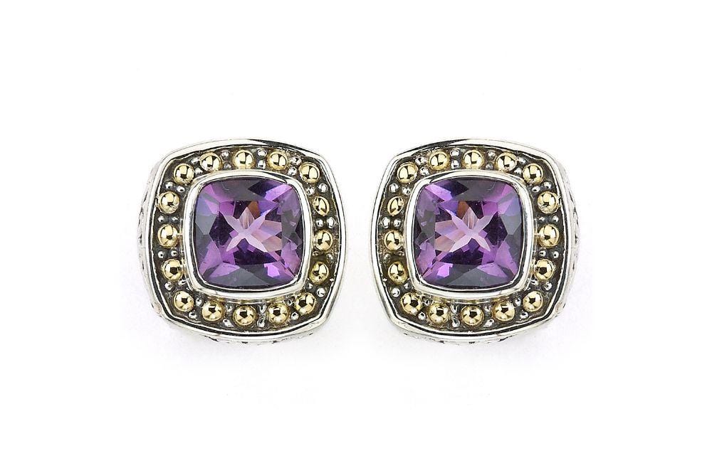 Zion Earrings- Amethyst