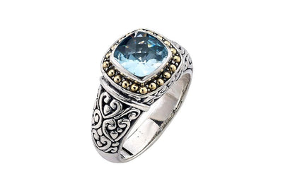 Zion Ring- Blue Topaz