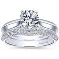 Gabriel Amavida "Campanula" Knife Edge Diamond Wedding Ring