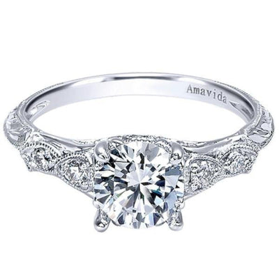 Gabriel & Co. Amavida "Chelsea" Diamond Engagement Ring