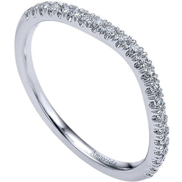 Gabriel Amavida "Colby" Curved Diamond Wedding Ring