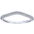 Gabriel Amavida "Colby" Curved Diamond Wedding Ring