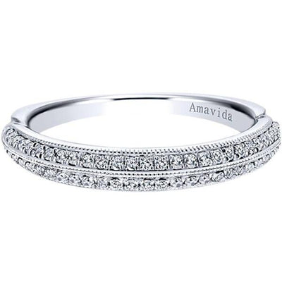 Gabriel Amavida "Georgia" Diamond Wedding Band