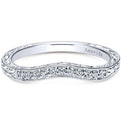 Gabriel Amavida "Tallulah"  Milgrain Diamond Wedding Ring