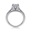 Gabriel & Co. Classic Cathedral Diamond Engagement Ring