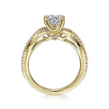 Gabriel & Co. "Gina" Twist Diamond Engagement Ring