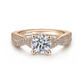 Gabriel & Co. "Gina" Twist Diamond Engagement Ring