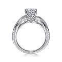 Gabriel & Co. "Gina" Twist Diamond Engagement Ring