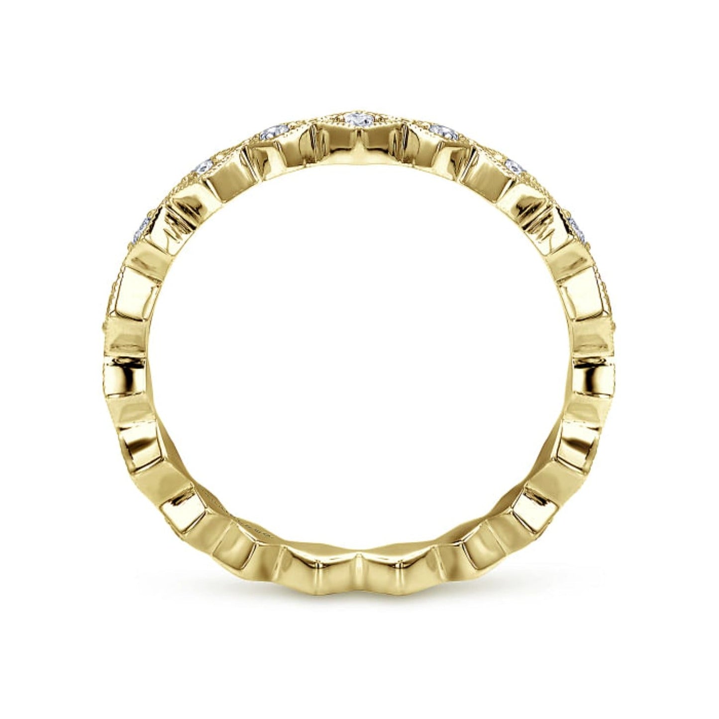 Gabriel & Co. "Harlequin" Stackable Ring