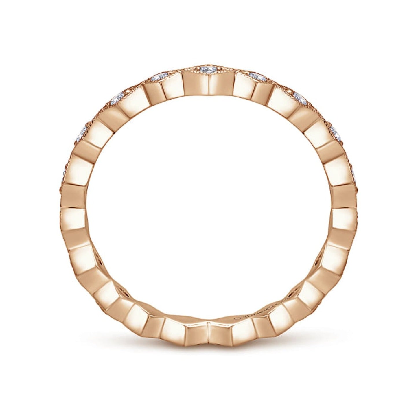 Gabriel & Co. "Harlequin" Stackable Ring